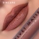 MUA VELVET Matte Liquid Lipstick SINCERE - Image 2